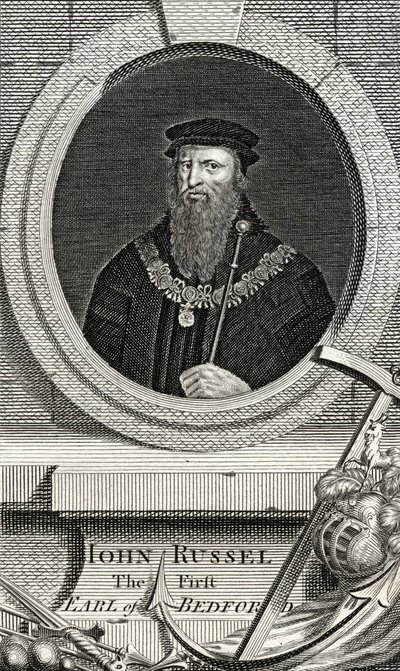 John Russell, 1st Earl of Bedford, from 
